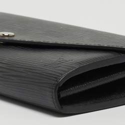 Louis Vuitton Black Epi Leather Sarah Wallet