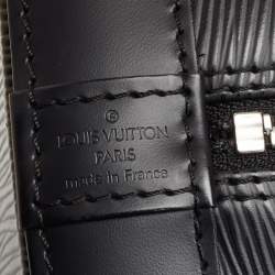 Pre Owned Louis Vuitton Black Epi Leather Alma PM Bag