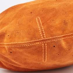 Pre Owned Louis Vuitton Orange Monogram Suede Limited Edition Onatah GM Bag