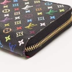 Louis Vuitton Black Monogram Multicolore Canvas Zippy Wallet