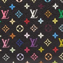 Louis Vuitton Black Monogram Multicolore Canvas Zippy Wallet