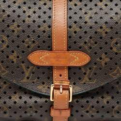 Louis Vuitton Perforated Monogram Canvas and Leather Saumur 30 Bag