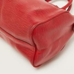 Louis Vuitton Red Epi Leather Speedy 25 Bag