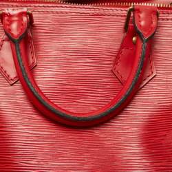 Louis Vuitton Red Epi Leather Speedy 25 Bag