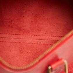 Louis Vuitton Red Epi Leather Speedy 25 Bag