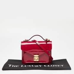 Pre Owned Louis Vuitton Fuchsia Vernis Monceau BB Bag