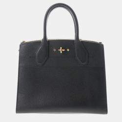 Louis vuitton black satchel hot sale