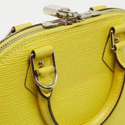 Pre Owned Louis Vuitton Pistache Epi Leather Alma BB Bag