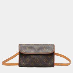 Louis Vuitton Monogram Canvas Pochette Florentine Bag with Belt - Yoogi's  Closet