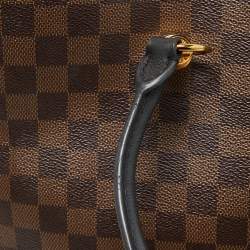 Pre Owned Louis Vuitton Black Damier Ebene Canvas LV Riverside Bag