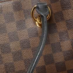 Pre Owned Louis Vuitton Black Damier Ebene Canvas LV Riverside Bag