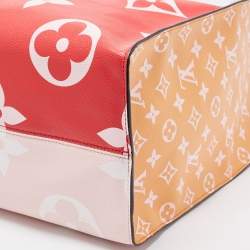 Pre Owned Louis Vuitton Multicolor Monogram Giant Canvas Onthego GM Bag