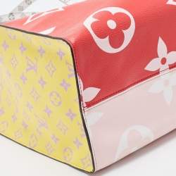 Pre Owned Louis Vuitton Multicolor Monogram Giant Canvas Onthego GM Bag