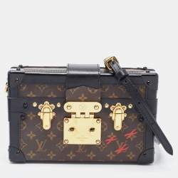 Louis Vuitton Petite Malle Handbag Limited Edition Patches