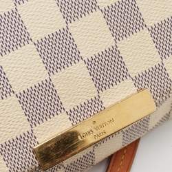 Pre Owned Louis Vuitton Damier Azur Canvas Favorite MM Bag