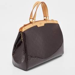 مملوكة مسبقًا Louis Vuitton Amarante Monogram Vernis Brea GM Bag