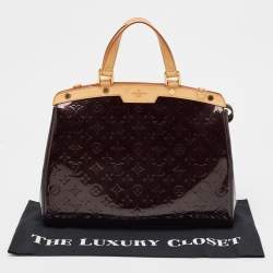 مملوكة مسبقًا Louis Vuitton Amarante Monogram Vernis Brea GM Bag