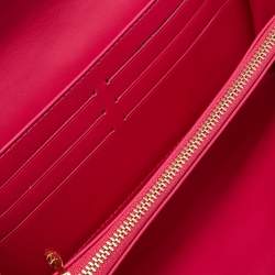 Louis Vuitton Rose Pop Monogram Vernis Sarah Wallet