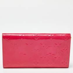 Louis Vuitton Rose Pop Monogram Vernis Sarah Wallet
