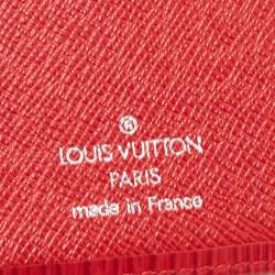 Louis Vuitton Red Epi Leather French Purse Wallet