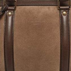 Pre Owned Louis Vuitton Brown Suede Sofia Coppola MM Bag