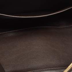 Pre Owned Louis Vuitton Brown Suede Sofia Coppola MM Bag