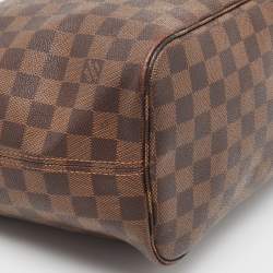 Louis Vuitton Damier Ebene Canvas Neverfull MM Bag