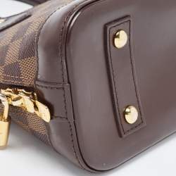 Pre Owned Louis Vuitton Damier Ebene Canvas Alma BB Bag
