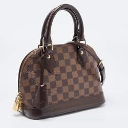 Pre Owned Louis Vuitton Damier Ebene Canvas Alma BB Bag