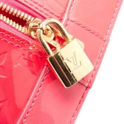 Louis Vuitton Rose Pop Monogram Vernis Alma GM Bag