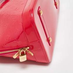 Louis Vuitton Rose Pop Monogram Vernis Alma GM Bag