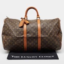 Pre Owned حقيبة لوي فيتون كيبال باندولير 55 كانفاس مونوغرامي