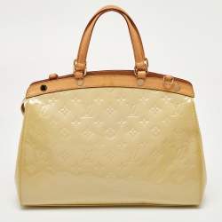 Louis Vuitton Citrine Monogram Vernis Brea MM Bag