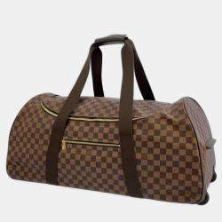 Pre Owned Louis Vuitton Brown Damier Ebene Canvas Monogram Neo Eole 65 Bag