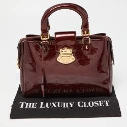 Louis Vuitton Amarante Monogram Vernis Melrose Avenue Bag