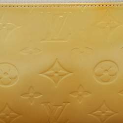 Pre Owned Louis Vuitton Silver Monogram Vernis Lexington Pochette Bag