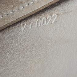 Pre Owned Louis Vuitton Silver Monogram Vernis Lexington Pochette Bag