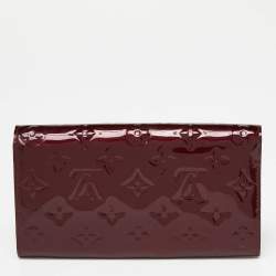 Louis Vuitton Rouge Fauviste Monogram Vernis Sarah Wallet