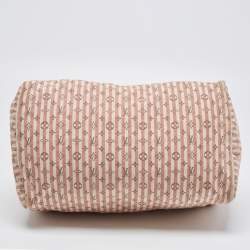 Pre Owned Louis Vuitton Rouge Croisette Mini Lin Canvas Speedy 30 Bag