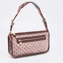 Pre Owned Louis Vuitton Cerise Mini Lin Monogram Kathleen Pochette Bag
