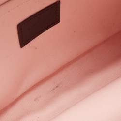 Pre Owned Louis Vuitton Cerise Mini Lin Monogram Kathleen Pochette Bag