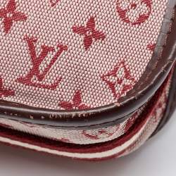 Pre Owned Louis Vuitton Cerise Mini Lin Monogram Kathleen Pochette Bag