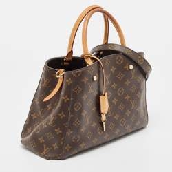 Pre Owned Louis Vuitton Monogram Canvas Montaigne BB Bag