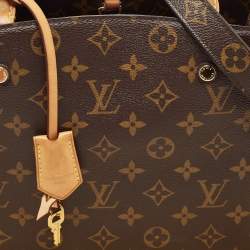 Pre Owned Louis Vuitton Monogram Canvas Montaigne BB Bag