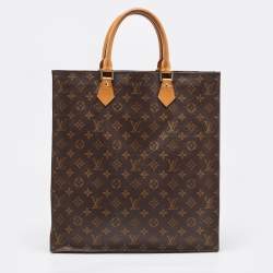 Pre Owned Louis Vuitton Monogram Canvas Sac Plat Tote