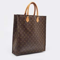 Pre Owned Louis Vuitton Monogram Canvas Sac Plat Tote