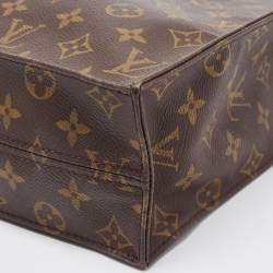 Pre Owned Louis Vuitton Monogram Canvas Sac Plat Tote
