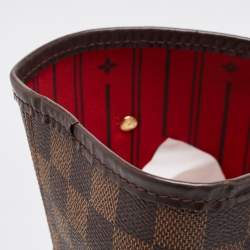 Louis Vuitton Damier Ebene Canvas Neverfull MM Bag