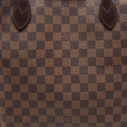 Louis Vuitton Damier Ebene Canvas Neverfull MM Bag