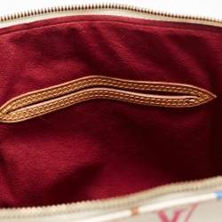 Pre Owned Louis Vuitton White Monogram Multicolore Canvas Alma PM Bag